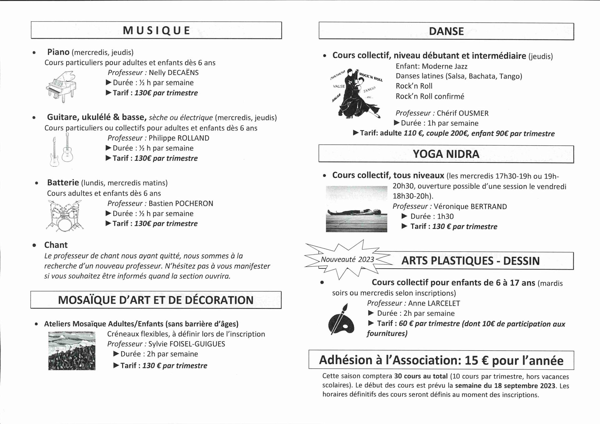 INSCRIPTIONS