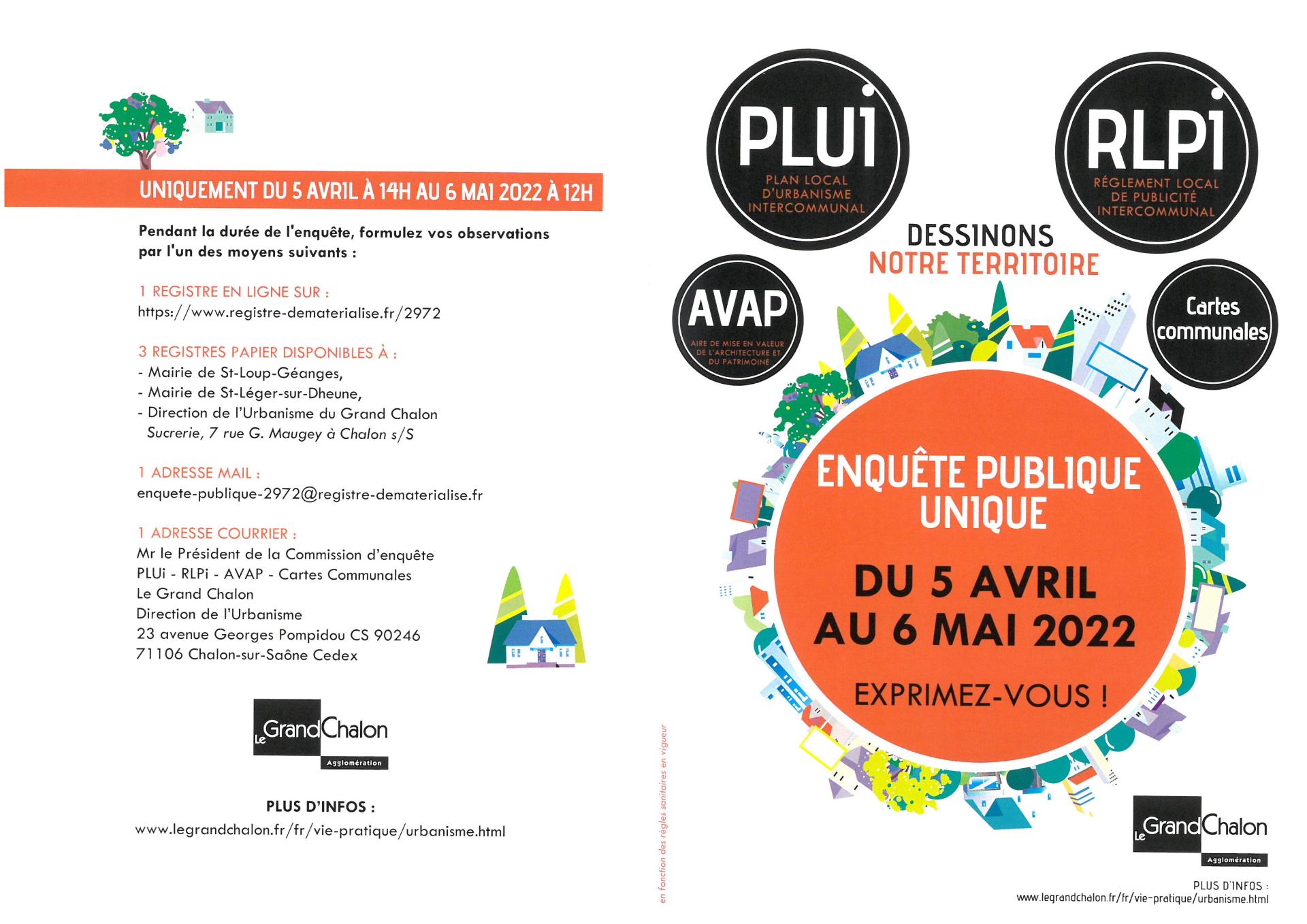 PLUi - RLPi - AVAP - Cartes communales